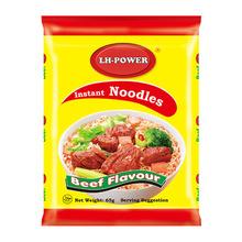Bulk Ramen 65g LH-POWER Beef Instant Noodle