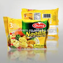 vegetable mushroom flavour instant noodle with seasoning