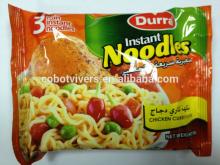 vegetarian curry chicken flavor instant noodle