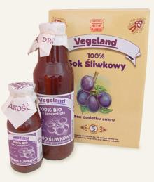  Organic  plum and  apple  juice