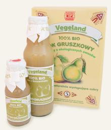 Organic pear and apple juice