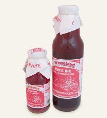 Organic red currant and apple juice