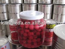 Canned red cherry