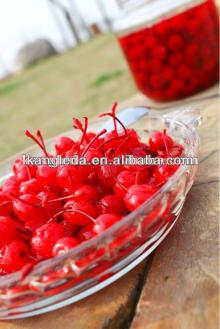 Canned Red Maraschino Cherries With Stem for sale