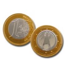  Chocolate  Coins, Euro, Choco Sets 38  mm 