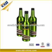 Fancy aluminum  napoleon   brandy  bottle