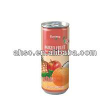 240ml Canned Mixed Tropical Fruit Juice beverage OEM