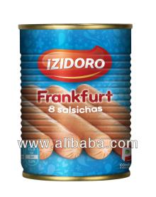  canned   sausages , 200g Frankfurt type