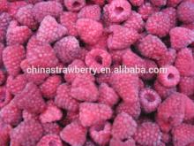 Frozen berries: IQF raspberry class A/B/C