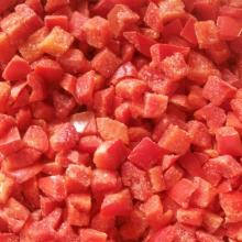 top grade  frozen   red   pepper  dices