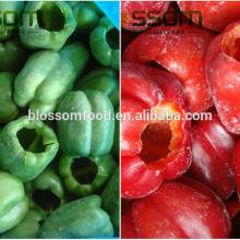 China IQF vegetables frozen color chili frozen sweet pepper