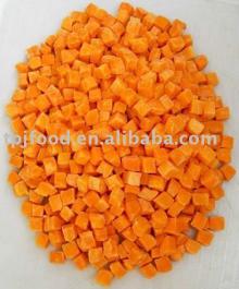 IQF frozen carrot dices 10*10*10mm with OU KOSHER