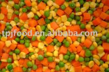 high quality Chinese 3 way IQF frozen mixed vegetables with KOSHER/FDA