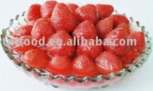 Chinese IQF frozen sweet strawberry dices with KOSHER/FDA