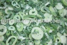 Newly Processed and High Quality~5mm IQF frozen scallion pieces with KOSHER/FDA by blanched