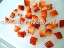 hot sell Chinese IQF frozen sweet strawberry dices