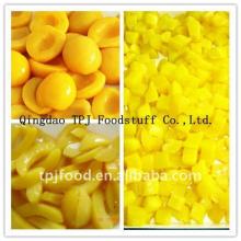 Flavorful iqf yellow peach frozen yellow peach dices and halves