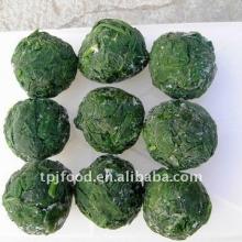 frozen spinach balls (iqf spinach ball)in high quality