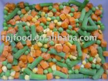 Chinese high quality 4 way  IQF   frozen   mixed   vegetables 