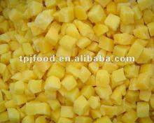 250g packing IQF Yellow Peach Dice 10mm