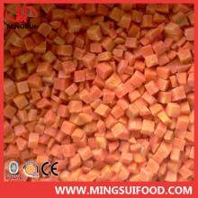 A grade Chinese IQF frozen carrot dice