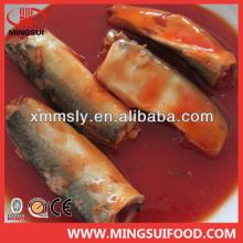 Canned Mackerel In Brine/Canned Mackerel In Oil/425G Canned Mackerel In Tomato Past