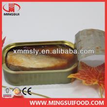 Canned sardine in tomato sauce 125-85g ,easy lid , print ed  label  ,50tins/ctn,3200ctns/20gp