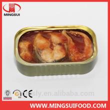 Can  tin   fish   canned  mackerel  fish  in tomato sauce
