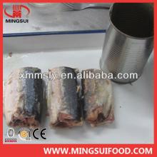 Chinese Exporter DIPOA Cert 425G Canned Mackerel In Brine