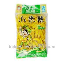 factory supplying preserved green chili pepper