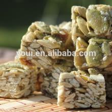 raisin nut crunch, nut crisp, dried pumpkin and raisin