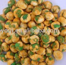 Cheese flavor green peas