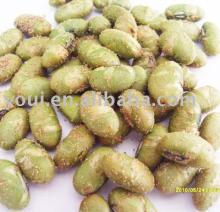 Dry roasted edamame BBQ soy beans snacks