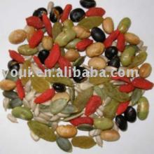 Snacks Roasted Dried Fruit and Beans.