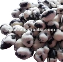 Wasabi flavor coated dried black beans