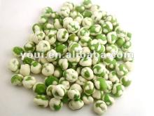 White color wasabi flavor coated marrowfat green peas BRC