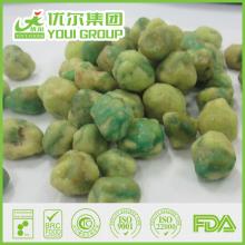 Japanese style hot dry wasabi green peas snack