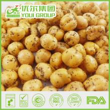 OU/BRC/HACCP/FDA baked garbanzo bean/chickpea with sriracha,salted,wasabi flavor.