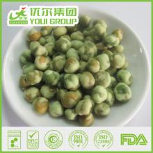 Top Lime wasabi flavor green peas snacks