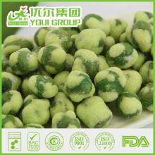 Popular / Nutritious / fried wasabi coated peas / green peas snack food