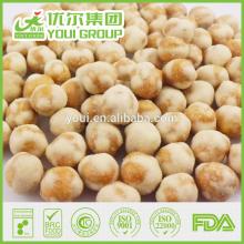 Wasabi flavor coated kabuli chickpeas