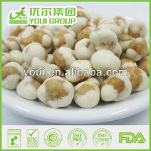 Natural color coated green peas, canada green pea snacks