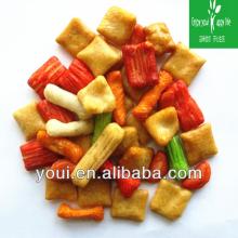 Various Candied and Crispy Rice Crackers