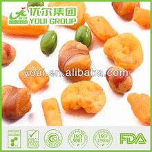 FDA fried and dried rice crackers mix snacks