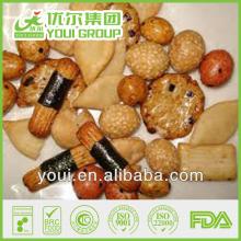 Chinese Rice Crackers and Dry Roasted Peanuts