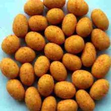 Peanuts Cheese flavor coated peanuts.