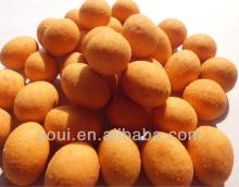 Cheese flavor coated peanuts