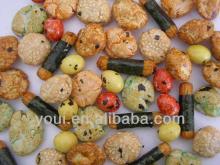 Rice crackers and coated peanuts mix 23