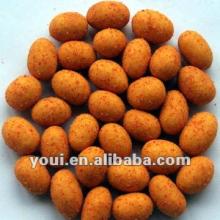 Sour and spicy flavor coated peanuts