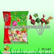 12g Colorful Twist Bubble Gum  Fruit   Pop   Lollipop 